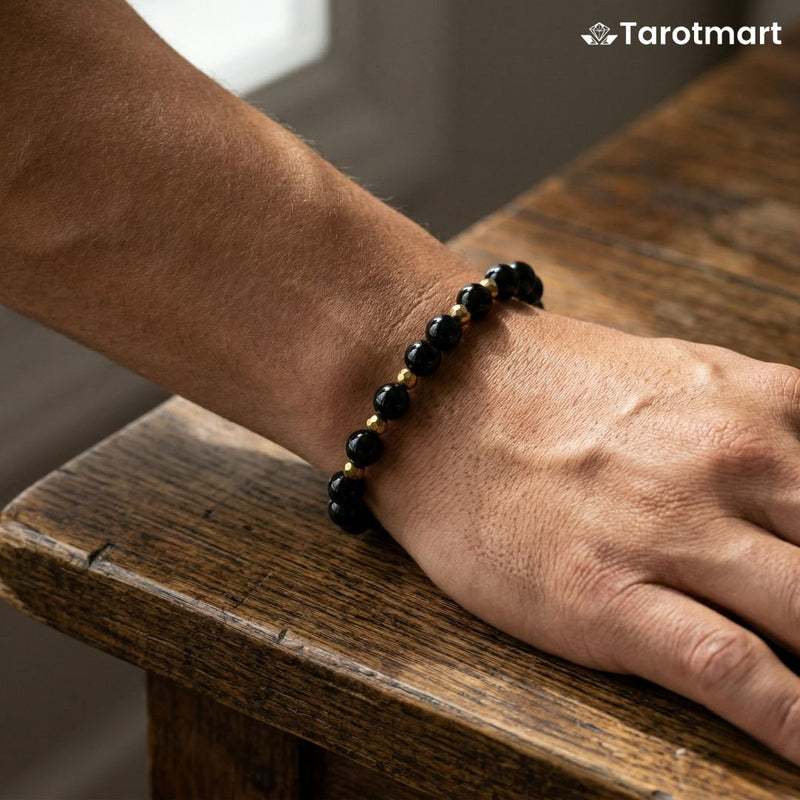 Power & Protection: Black Evil Eye Bracelet by TarotMart